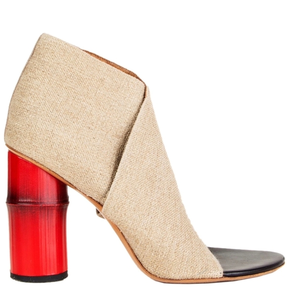 Acne Studios Shoes - Acne Studios Red Bamboo Heels